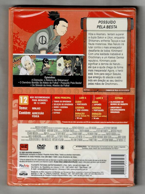Naruto DVD Vol. 36 - PlayArte - Revista HQ - Magazine Luiza